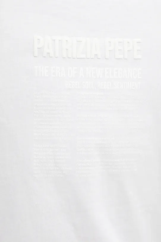 Patrizia Pepe t-shirt bawełniany 2M4436.J290 biały