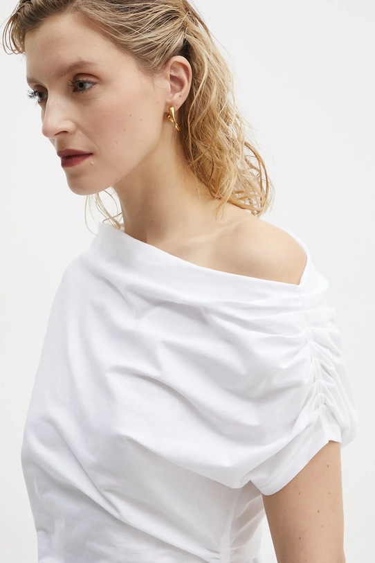 A.L.C. t-shirt bawełniany biały 8KTOP00822