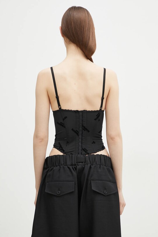 Clothing VETEMENTS top Corset Top WA66TO200B black