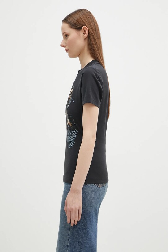 Majica kratkih rukava VETEMENTS Backstreetboys Fitted Hourglass WA66TR600B crna SS25