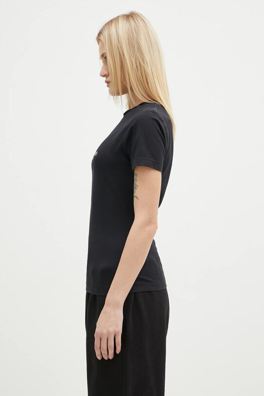 Хлопковая футболка VETEMENTS God Is A Woman Fitted Hourglass WA66TR620B чёрный SS25