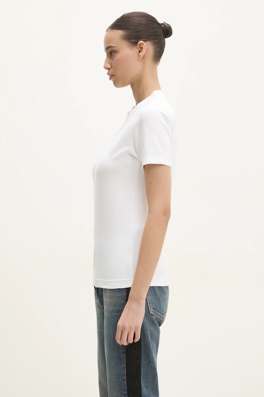 Футболка VETEMENTS Embroidered Logo MA66TR670W белый SS25