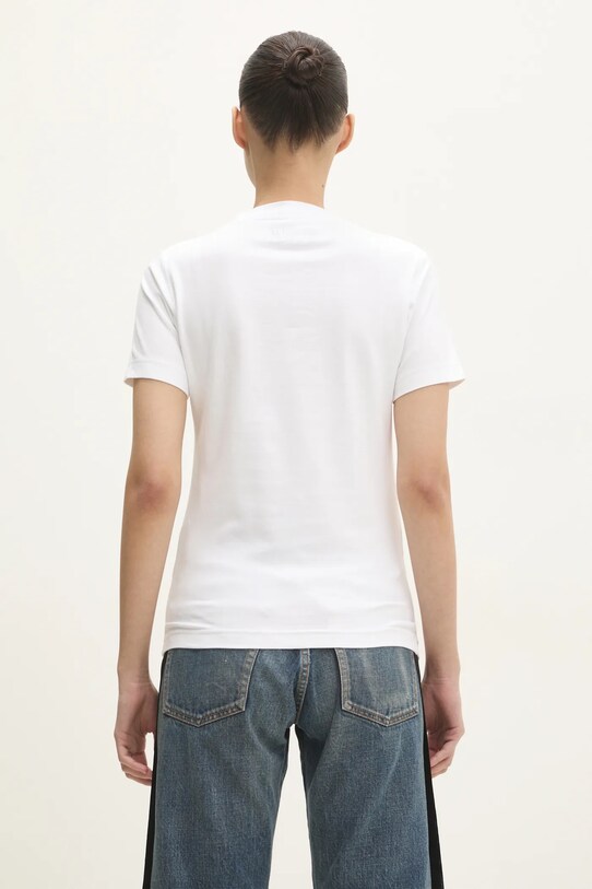 Odzież VETEMENTS t-shirt Embroidered Logo MA66TR670W biały