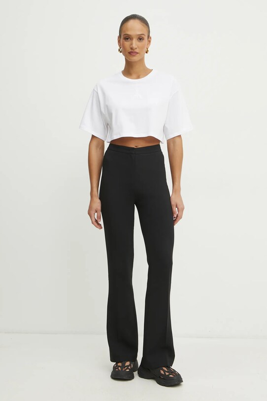 Patrizia Pepe tricou din bumbac 2M4437.J290 alb SS25