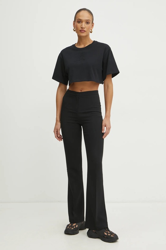 Pamučna majica Patrizia Pepe 2M4437.J290 crna SS25