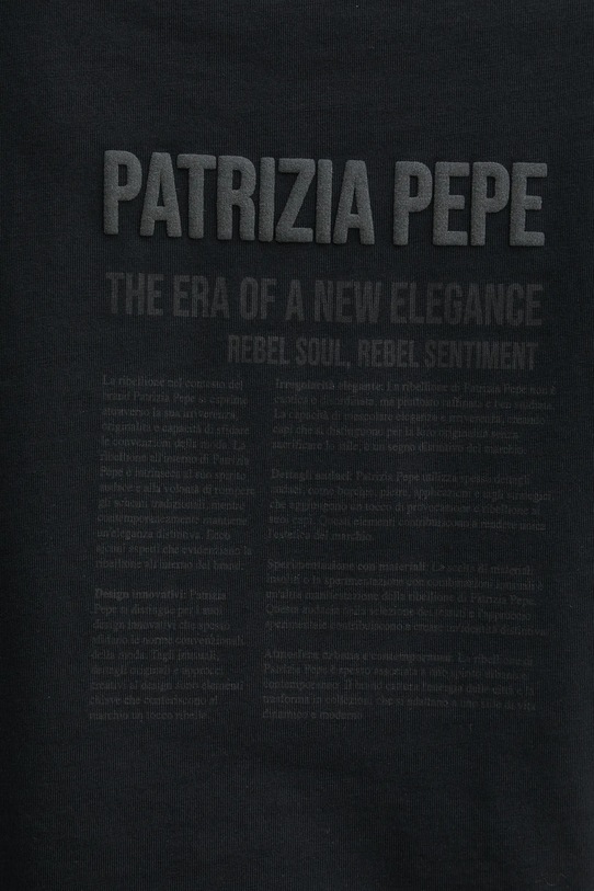 Pamučna majica Patrizia Pepe 2M4437.J290 crna