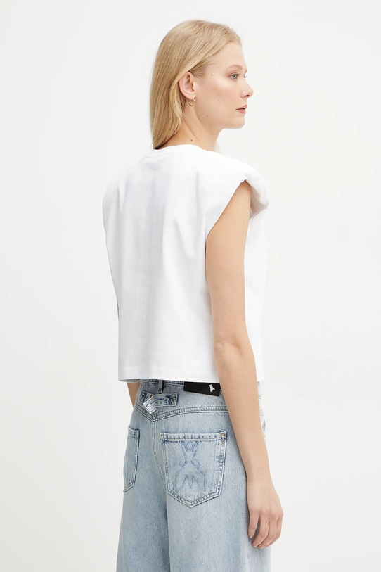 Ρούχα Βαμβακερό μπλουζάκι Patrizia Pepe 2M4443.J289 λευκό
