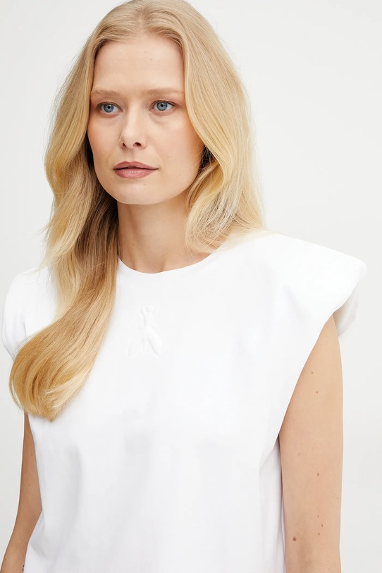 Βαμβακερό μπλουζάκι Patrizia Pepe λευκό 2M4443.J289