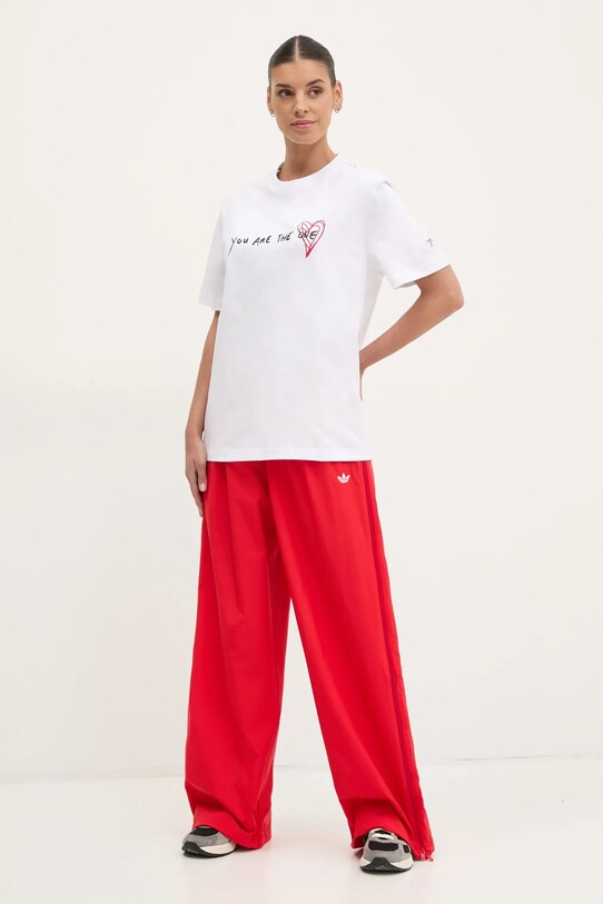 Bavlněné tričko EA7 Emporio Armani AF13243.7X000032 bílá SS25