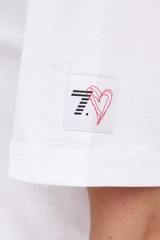 EA7 Emporio Armani t-shirt bawełniany AF13243.7X000032 biały