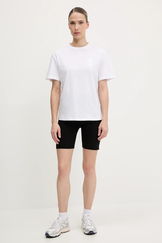EA7 Emporio Armani tricou din bumbac AF10201.7W000186 alb SS25