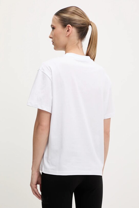Îmbrăcăminte EA7 Emporio Armani tricou din bumbac AF10201.7W000186 alb