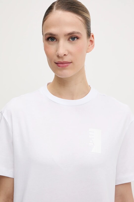 EA7 Emporio Armani tricou din bumbac alb AF10201.7W000186