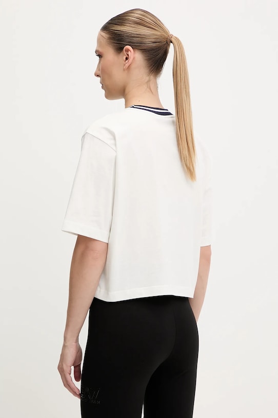 Ρούχα Βαμβακερό μπλουζάκι EA7 Emporio Armani AF13243.7W000148 λευκό