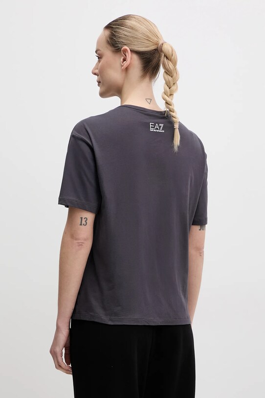 Îmbrăcăminte EA7 Emporio Armani tricou din bumbac AF12503.7W000098 maro