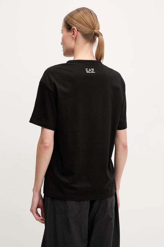 Oblečenie Bavlnené tričko EA7 Emporio Armani AF12503.7W000098 čierna