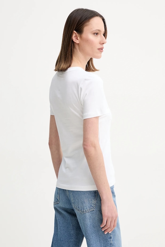 Odzież Marciano Guess t-shirt bawełniany LOLIE 5RGI02.6298A biały