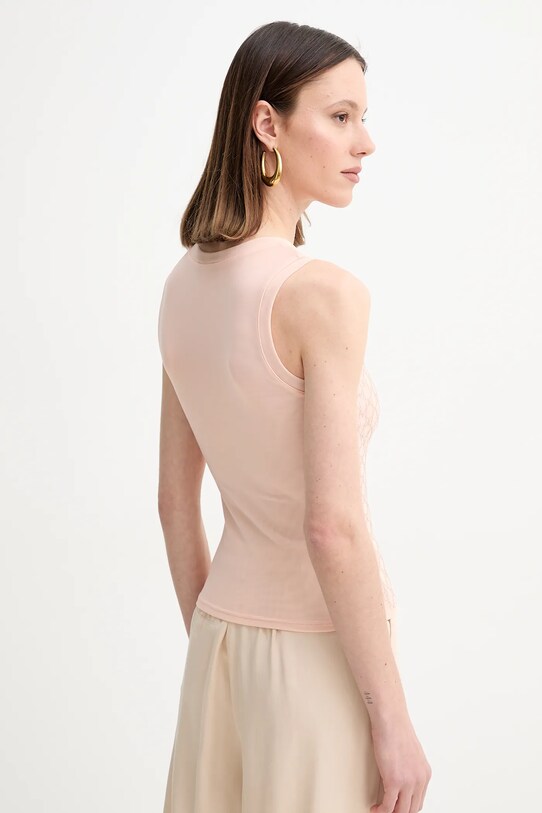 Odzież Marciano Guess top ARIA 5RGP21.6311A pomarańczowy