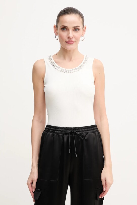 Top Marciano Guess LAURA με ελαστάν λευκό 5RGP23.6299A