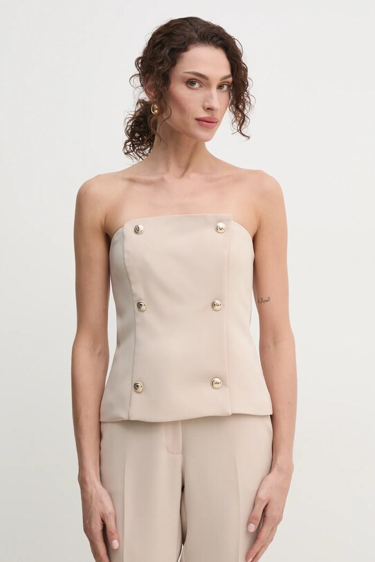 Marciano Guess top BECKY slim beige 5RGH10.7115A