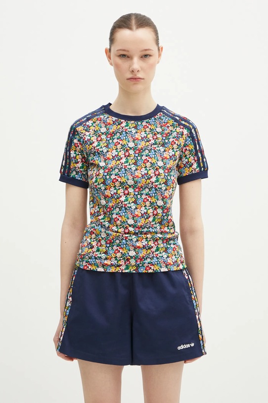 Тениска adidas Originals Liberty стандартна тъмносин JC7776