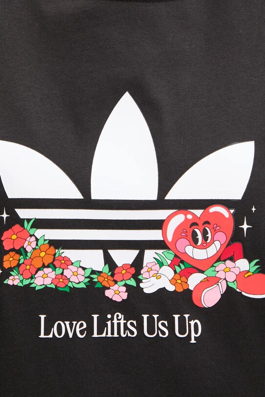 adidas Originals pamut póló Nelson fekete JC8333