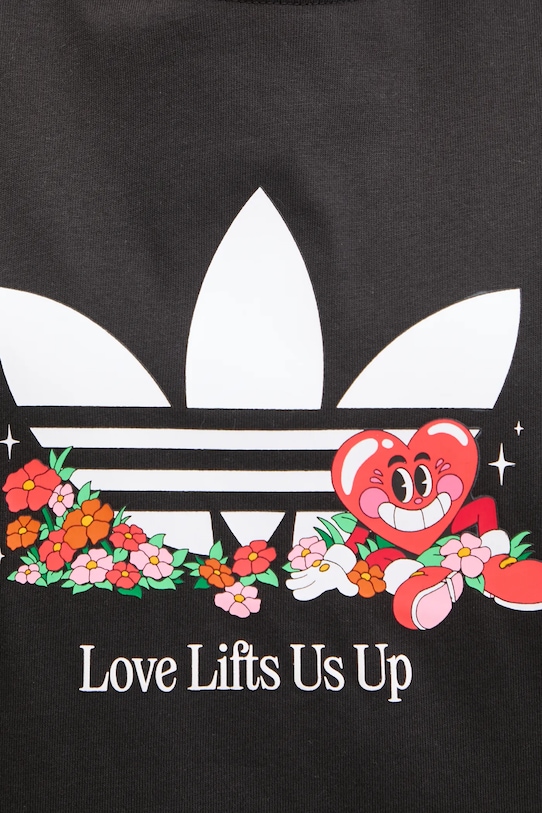 Бавовняна футболка adidas Originals Nelson чорний JC8333
