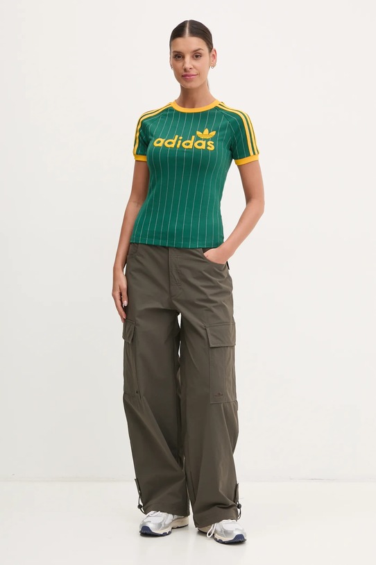 Футболка adidas Originals GRAPHIC CALI T JC7703 зелений SS25