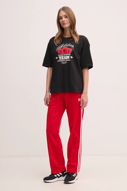 Футболка adidas Originals FLOWER TEE JN6689 чорний SS25