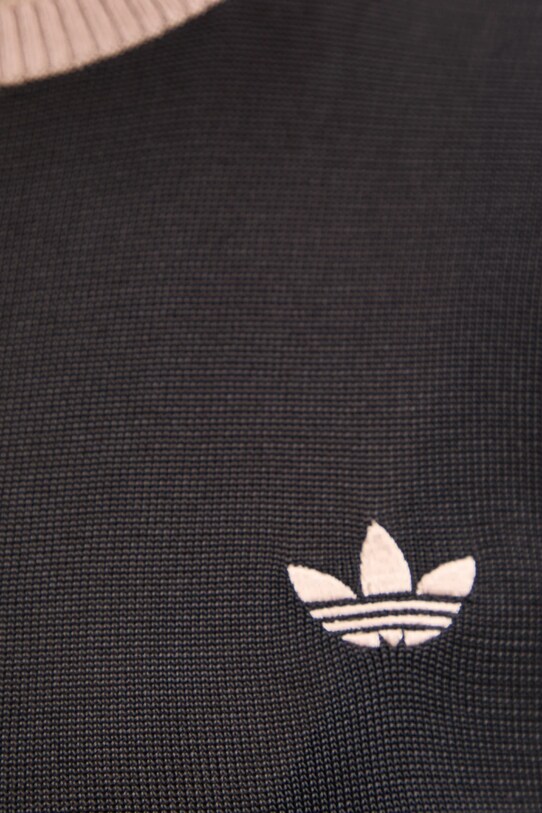 Футболка adidas Originals KNITTED 3S TEE чорний JJ0960