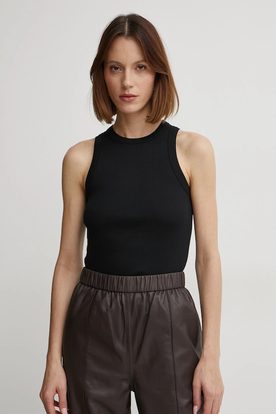 Хлопковый топ Ivy Oak хлопок чёрный IO1100X2350