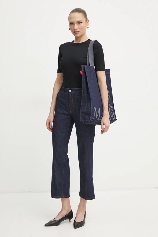 Хлопковая футболка Ivy Oak IO1100X2351 чёрный SS25