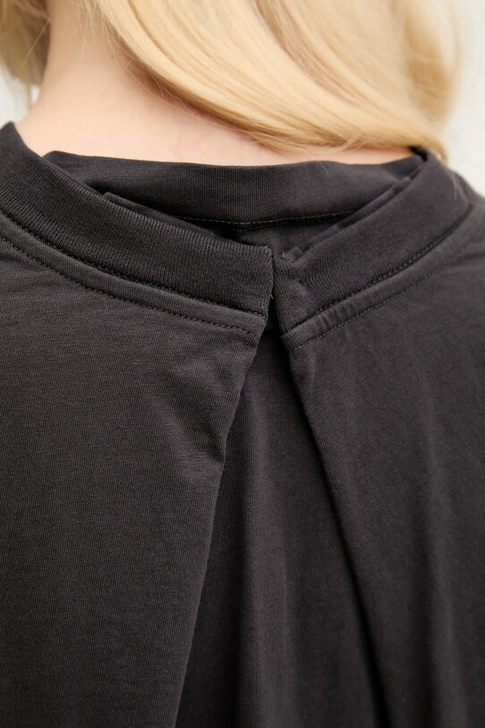 Памучна тениска MM6 Maison Margiela S52GC0334.S24311 черен