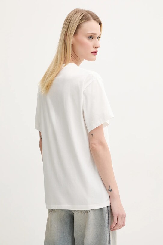 Îmbrăcăminte MM6 Maison Margiela tricou din bumbac S52GC0337.S24312 alb