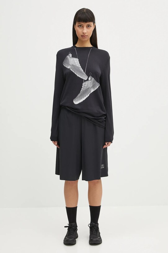 MM6 Maison Margiela camicia a maniche lunghe S52GC0346.M20101 nero