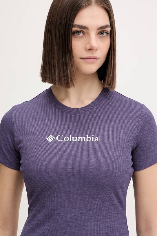 Columbia t-shirt sportowy Columbia Move fioletowy 2103691