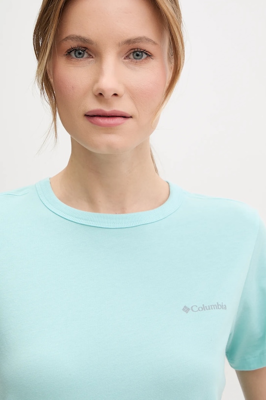 Columbia t-shirt sportowy Sun Trek turkusowy 2119711