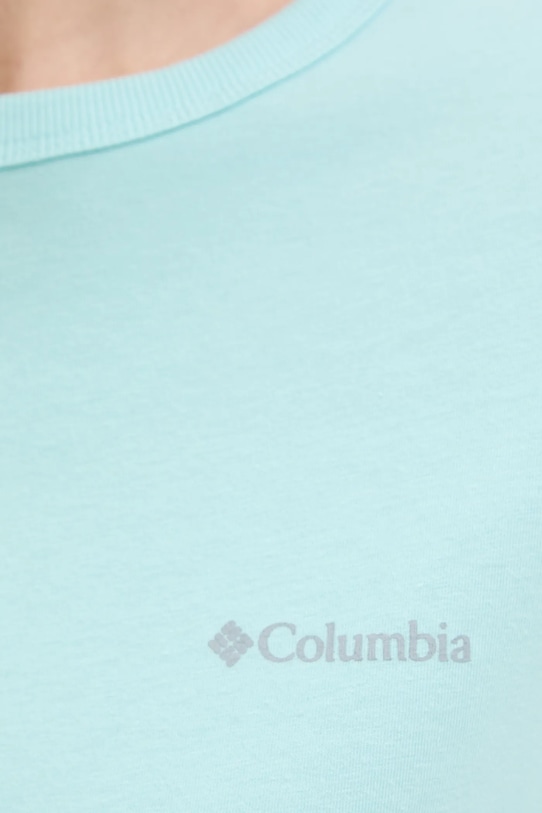 Columbia t-shirt sportowy Sun Trek 2119711 turkusowy