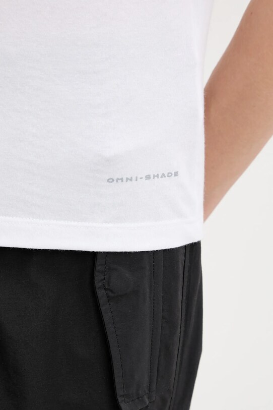 Columbia maglietta sportiva Sun Trek 2145251 bianco