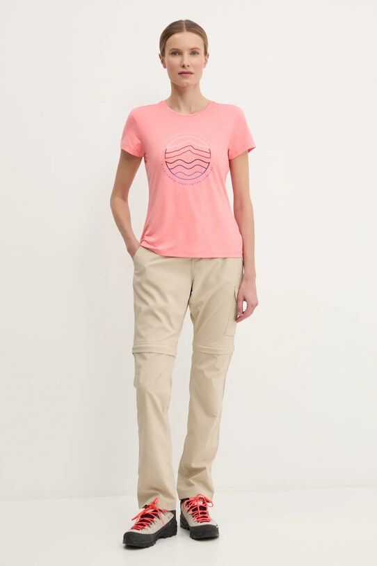 Спортивна футболка Columbia Sloan Ridge 2077451 рожевий SS25