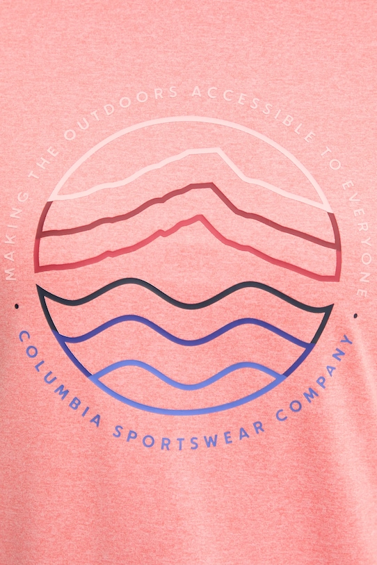 Спортивна футболка Columbia Sloan Ridge 2077451 рожевий