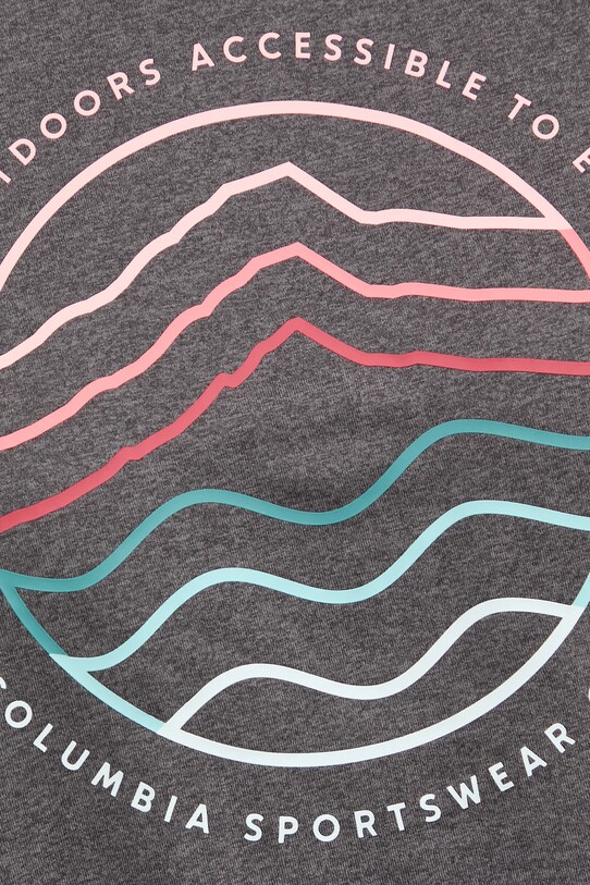 Columbia t-shirt sportowy Sloan Ridge 2077451 szary