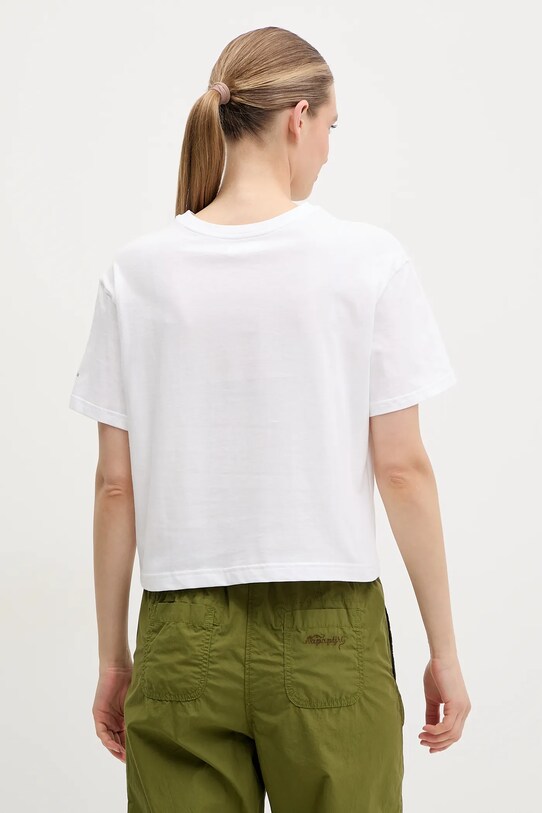 Îmbrăcăminte Columbia tricou din bumbac Rolling Bend 2119991 alb