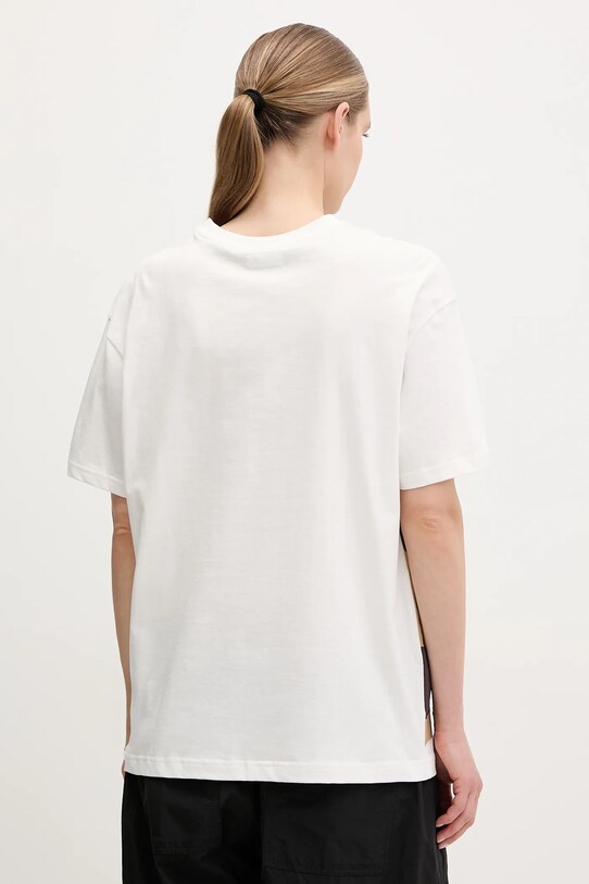 Oblečenie Bavlnené tričko Columbia Rolling Bend 2120031 biela