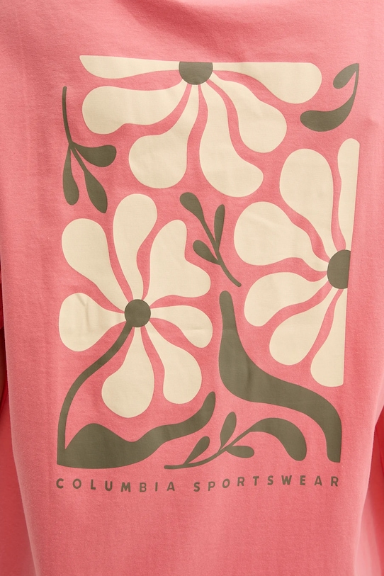 Columbia t-shirt bawełniany Rolling Bend 2120031 pomarańczowy