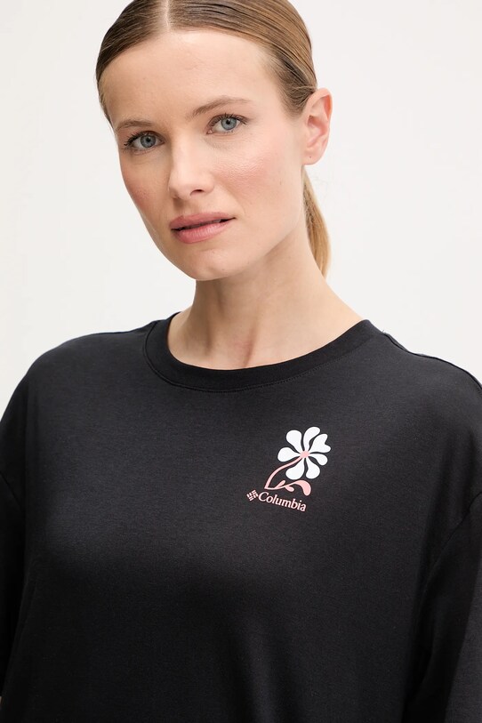 Columbia tricou din bumbac Rolling Bend negru 2120031