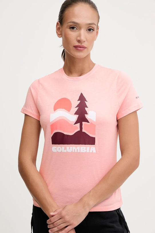 Μπλουζάκι Columbia Ruby Springs ροζ 2120061