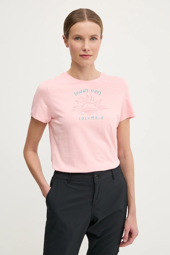 Columbia t-shirt Ruby Springs regular różowy 2120061