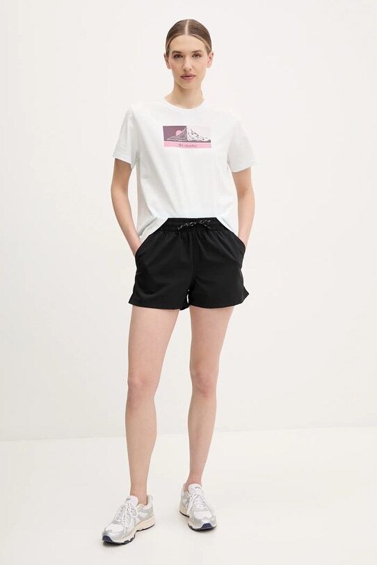 Columbia t-shirt Delta Drift 2120121 niebieski SS25