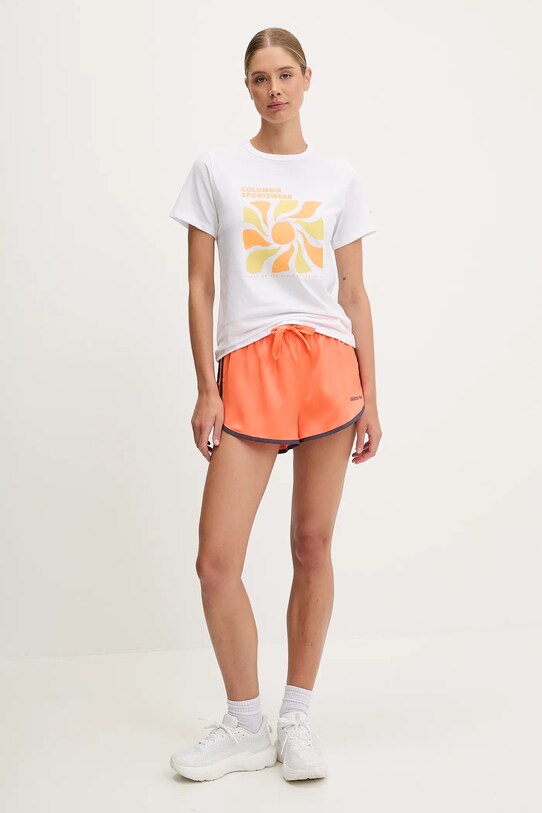 Columbia tricou Sun Trek 2120133 alb SS25